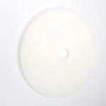 7x7/8 White Edger Pad 1/4