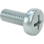 Metric screw, pan, 4 x 10