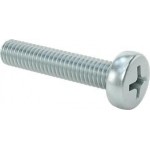 Metric screw, pan, 4 x 20