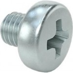 Metric screw, pan, 6 x 5