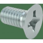 Metric screw, flat, 4 x 8