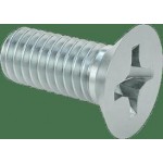 Metric screw, flat, 4 x 10