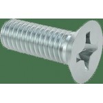 Metric screw, flat, 4 x 12