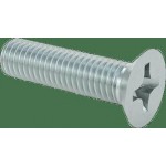 Metric screw, flat, 5 x 20