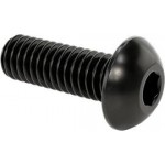 Metric screw, button, 4 x 12