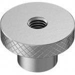 Met. Nut, knurled, 10
