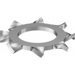 Met. Washer, tooth lock, 5